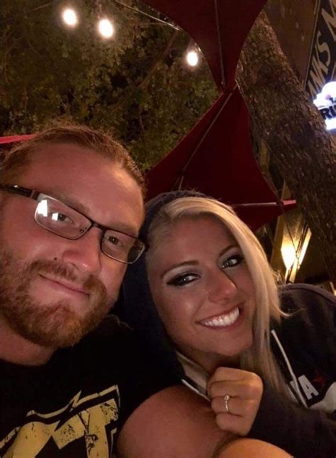 Wwe Superstar Alexa Bliss Alexis Kaufman And Her Fiance Wwe Superstar