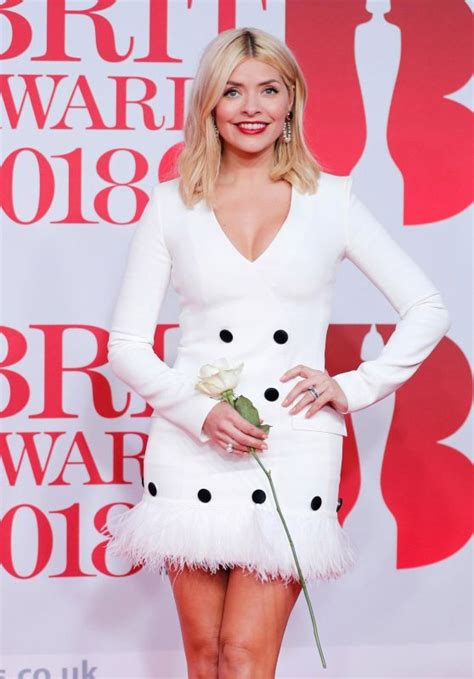 Holly Willoughby - 2018 Brit Awards in London • CelebMafia