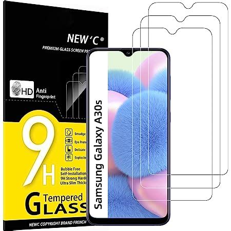 NEW C 3 Stück Panzer Schutz Glas für Samsung Galaxy A30s A40s Frei