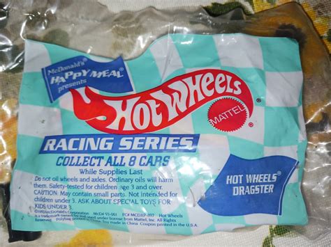 Vintage Mcdonald S Hot Wheels Dragster Etsy