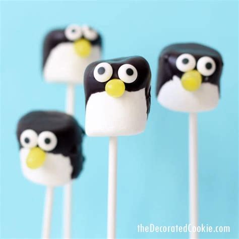 These Cute Polar Bear And Penguin Marshmallow Pops Are A Cinch To Make