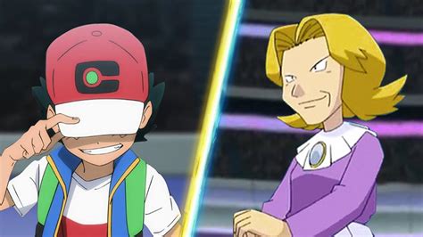 Pokemon Battle Ash Vs Agatha Youtube