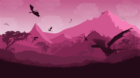 pink, dragon, fantasy art, artwork, HD Wallpaper | Rare Gallery