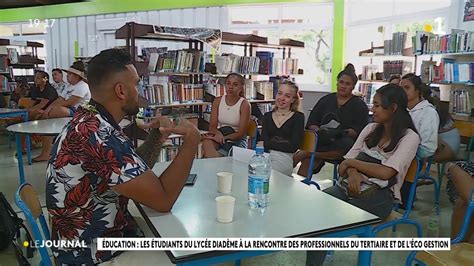 Education Les Tudiants Du Lyc E Diad Me La Rencontre Des