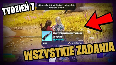 Jak wykonać wszystkie zadania tygodnia 7go Fortnite Tydzień 7