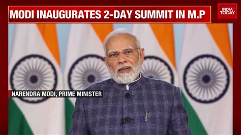 Pm Modi Address And Virtually Inaugurate Global Investors Summit In