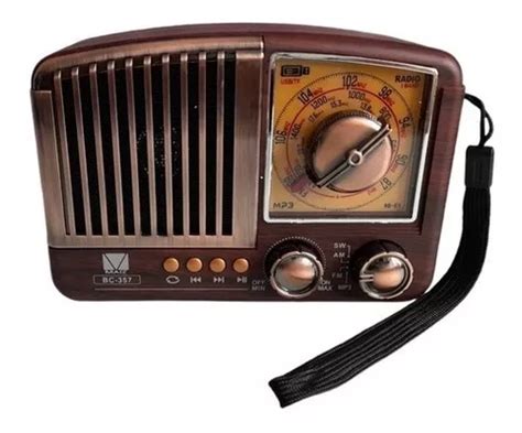 Bocina Bluetooth Radio Am Fm Retro Port Til Usb Maiz Bc Meses Sin