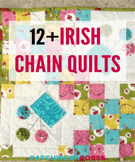 12 Free Irish Chain Quilt Patterns Patchwork Posse