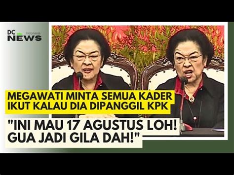 Megawati Minta Semua Kader Ikut Kalau Dia Dipanggil KPK Minta Kapolri