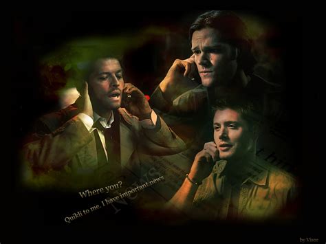 Dean Sam And Castiel Supernatural Wallpaper 9253343 Fanpop