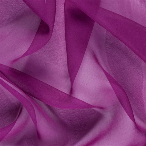 Silk Heavy Chiffon Silk Heavy Chiffon Fabric 10mm 54 Lavender Purple