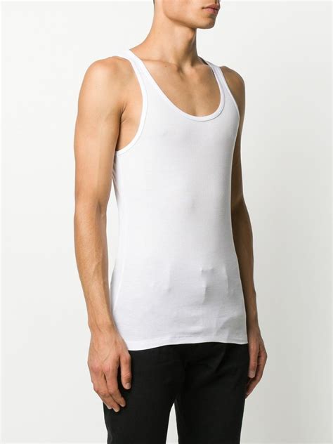 TOM FORD Ribbed Cotton Tank Top TOM FORD