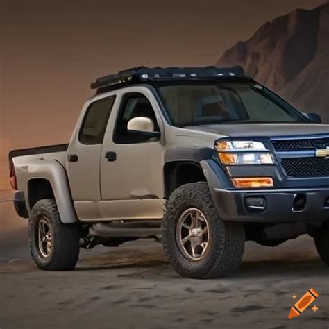 2005 Chevy Colorado Engaged In Overlanding On Craiyon