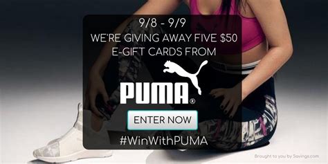 #WinWithPUMA $50 Puma Gift Card Giveaway (ends 9/9!)