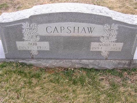 Robert Bob Capshaw 1884 1986 Find A Grave Memorial