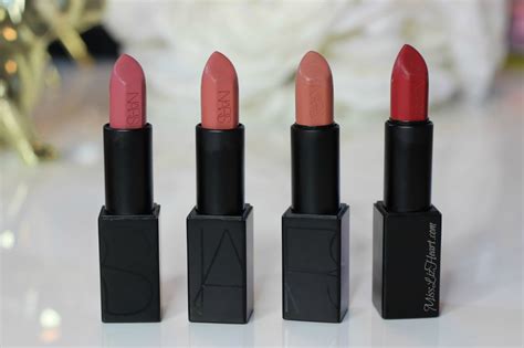 NEW Nars Audacious Lipsticks Swatches + Video - Miss Liz Heart