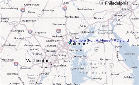 Baltimore (Fort McHenry), Maryland Tide Station Location Guide