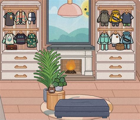 Wardrobe idea in toca boca Спальня для взрослых Детская комната для