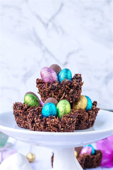 Easy No Bake Chocolate Easter Nests Whole Natural Kitchen