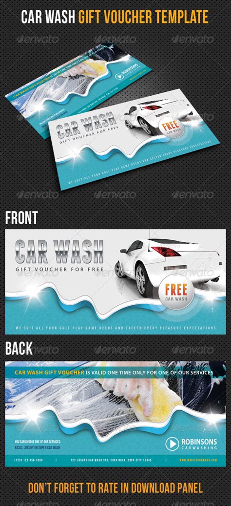 Car Wash T Voucher V12 By Rapidgraf Graphicriver