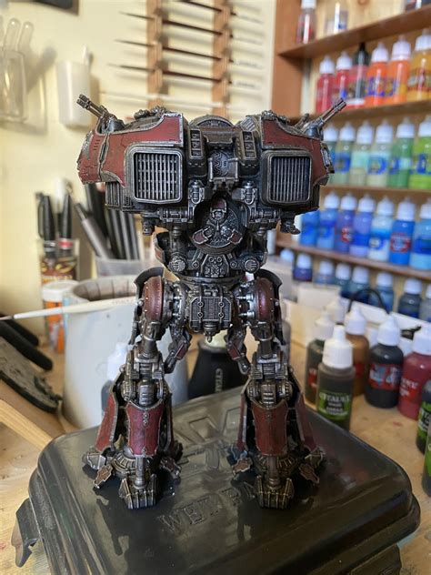 Progress on my warmaster titan : r/adeptustitanicus