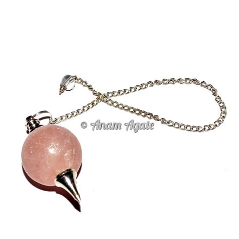 Rose Quartz Ball Pendulums At Lowest Price