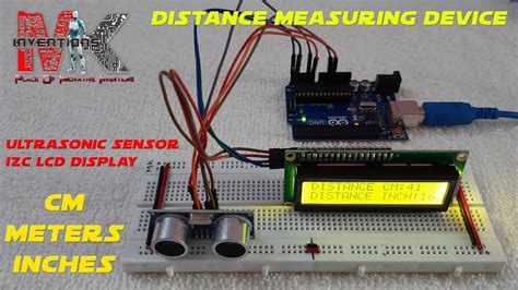 DISTANCE MEASURING DEVICE WITH ULTRASONIC SENSOR AND I2C LCD DISPLAY