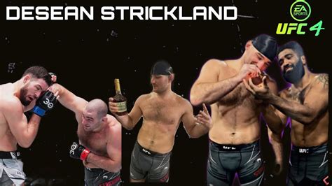 DESEAN STRICKLAND MAKES IT INTO UFC 4 Sean Strickland Dayview YouTube