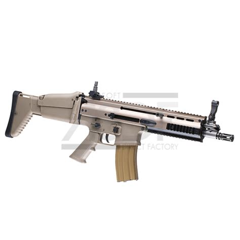 WE SCAR GBBR OPEN BOLT GBBR Airsoft Direct Factory Couleur TAN