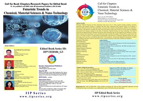 Pdf Futuristic Trends In Chemical Material Sciences Nano Technology