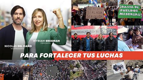 Spot fortalecer tus luchas como en Jujuy Myriam Bregman y Nicolás Del