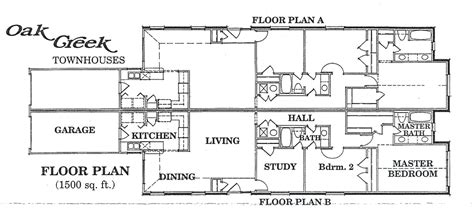 Floor Plans - Oak Creek Apartments & TownhousesEnnis, Texas 75119