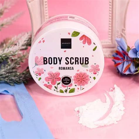 Jual Scarlett Body Scrub Romansa Bpom 250 Ml Shopee Indonesia