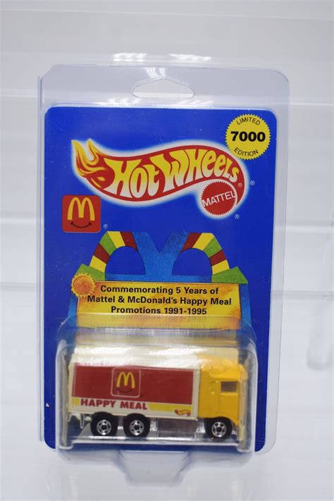 Hot Wheels Mattel Mcdonalds Happy Meal Truck Limited Etsy