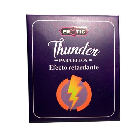 Thunder Retardante Crema Sachet Ml Erotic Lexxus Sex Shop