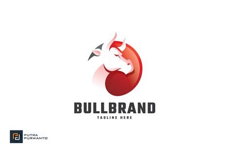 Bull Brand - Logo Template | Creative Illustrator Templates ~ Creative ...