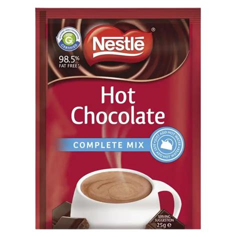 Nestlé Hot Chocolate Complete Mix Tin g pack