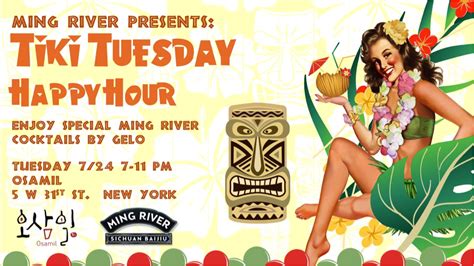 Ming River - The Original Sichuan Baijiu - Tiki Tuesday Happy Hour ...