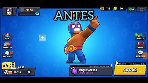 Antes E Depoisminha Conta No Brawl Stars Youtube