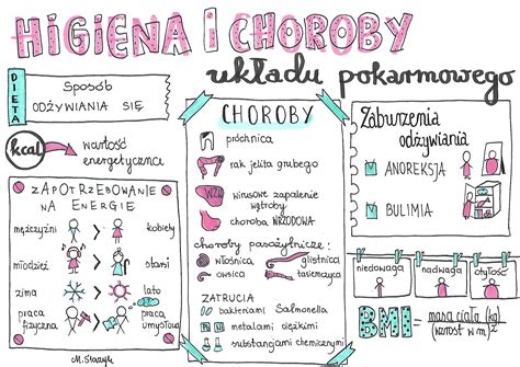 Klasa 7 Biologia Higiena i choroby układu pokarmowego Złotynauczyciel