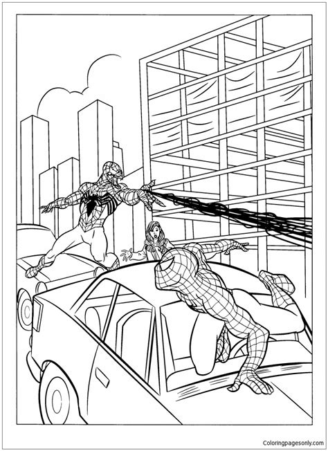 Anti Venom Coloring Coloring Pages