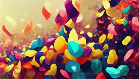 Party confetti as abstract wallpaper background illustration. 22829905 ...