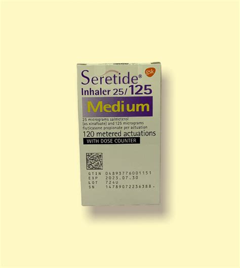 Seretide Inhaler Medium 25mcg 125mg 華民藥房