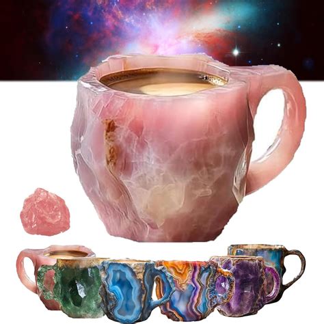 Amazon Mineral Crystal Coffee Mugs 2025 New Colorful Mineral