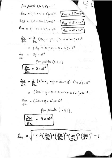 Solution Calculation Of Displacement Numericals Notes Studypool