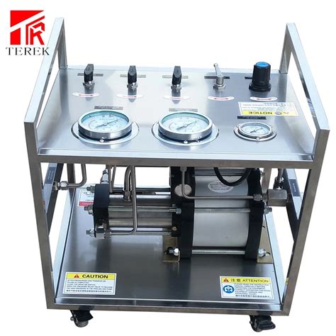 Terek High Pressure Pneumatic Driven Gas Booster Pump Unit China