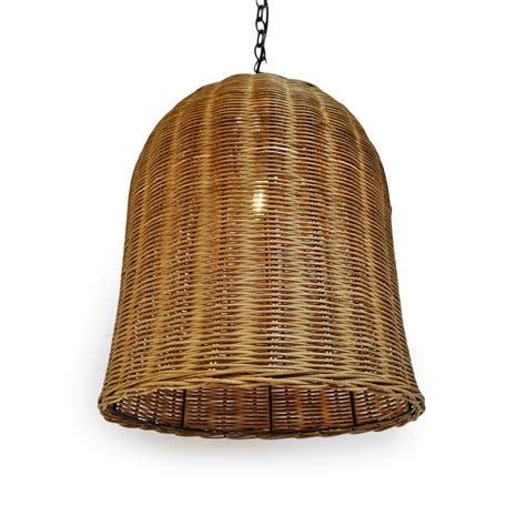 Tea Stain Wicker Dome Lantern Medium Furniture Design Mix Gallery