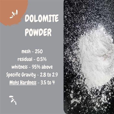 Mesh White Dolomite Powder Industrial Grade At Rs Tonne In