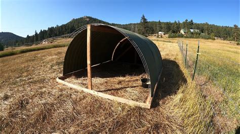 400 Diy 10x12 Sheep Shelter Youtube