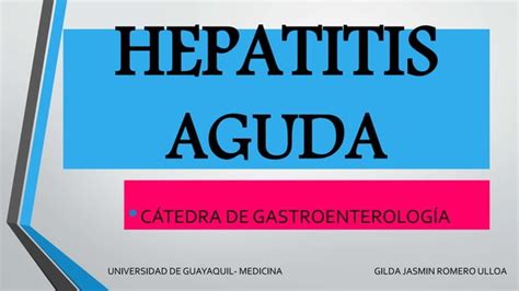 HEPATITIS VIRAL ALCOHOLICA Y FULMINANTE PPT